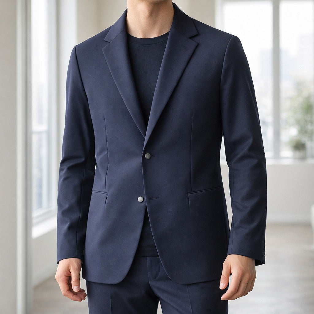 Momentum Tech Stretch Blazer - Midnight Navy
