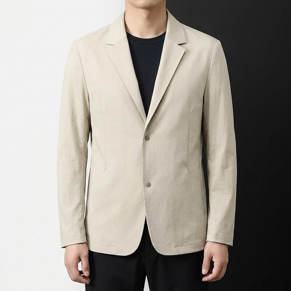 Momentum Tech Stretch Blazer - Sand