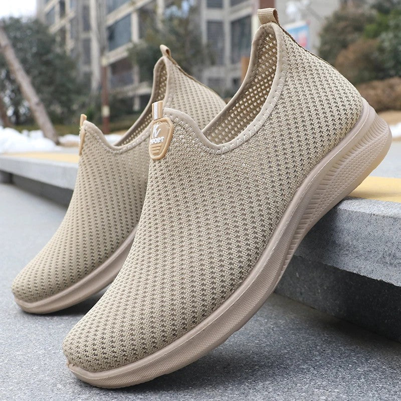 Momentum Knit Running Shoes - Desert Khaki
