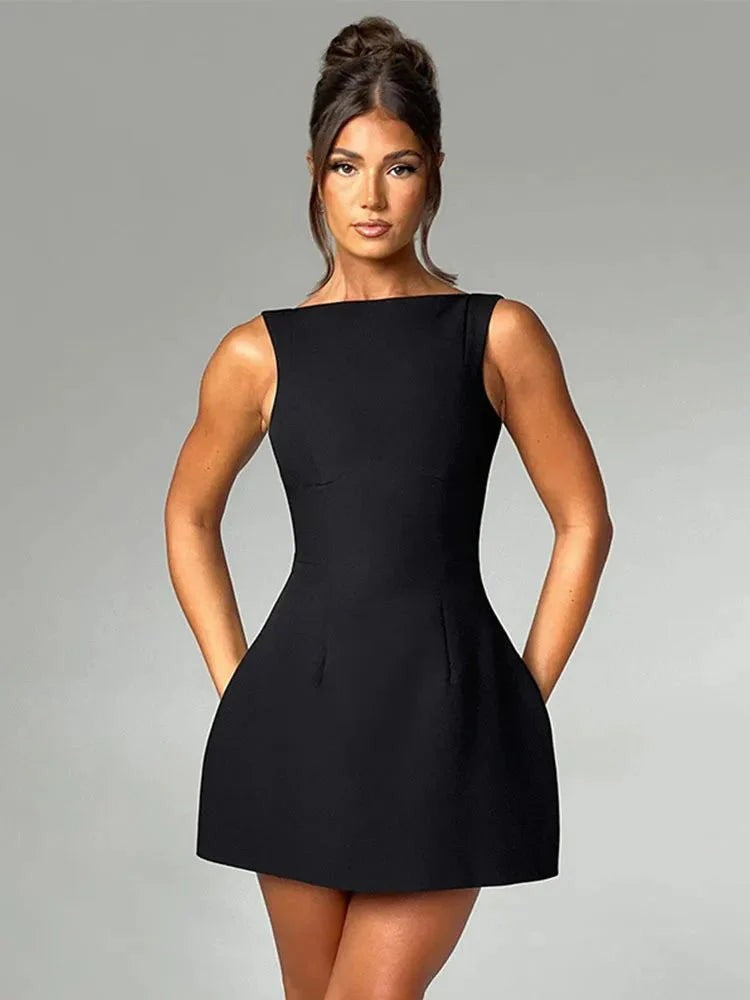 Monti Backless Mini Dress