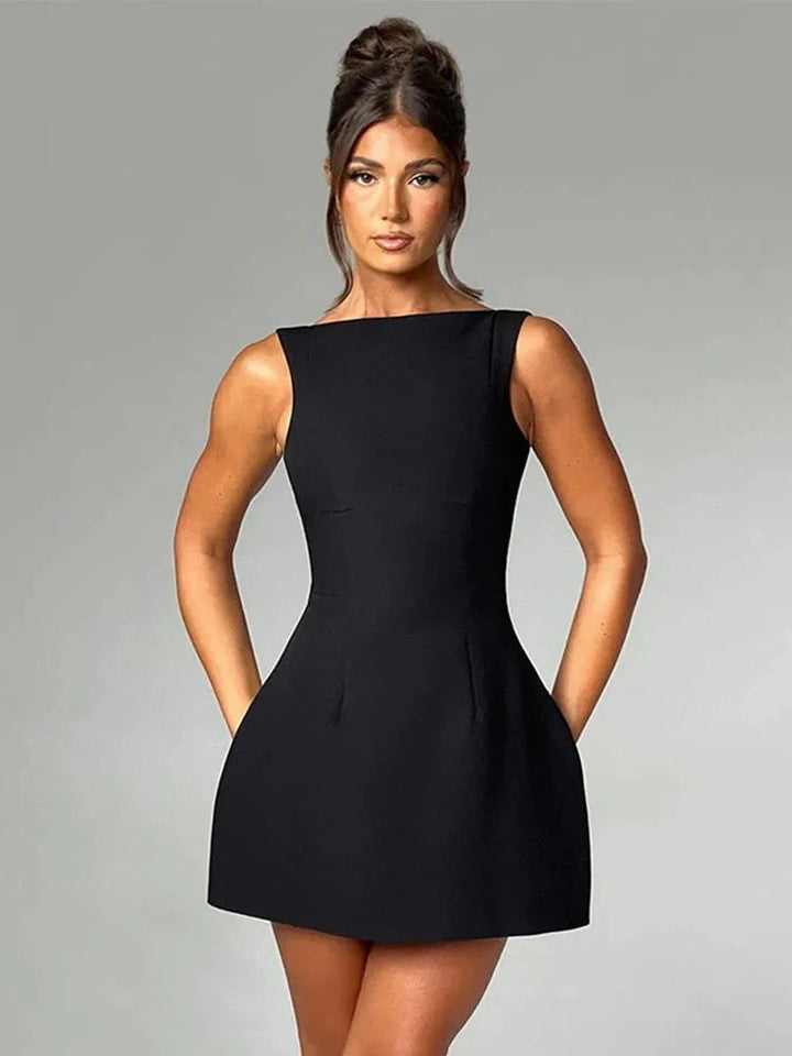 Monti Backless Mini Dress