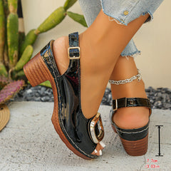Montreux Patent Leather Sandals
