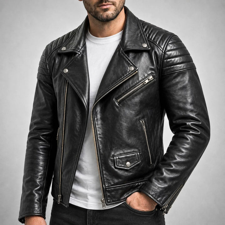 Montrose Leather Moto Jacket