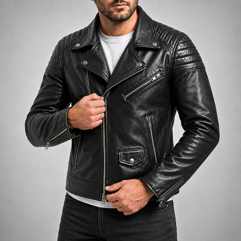 Montrose Leather Moto Jacket