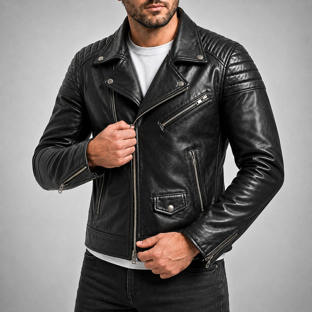 Montrose Leather Moto Jacket