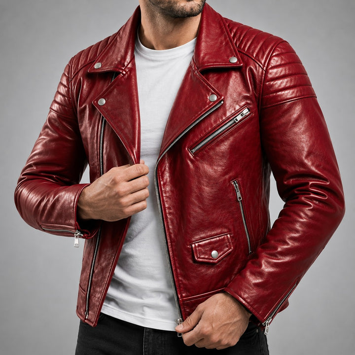 Montrose Leather Moto Jacket