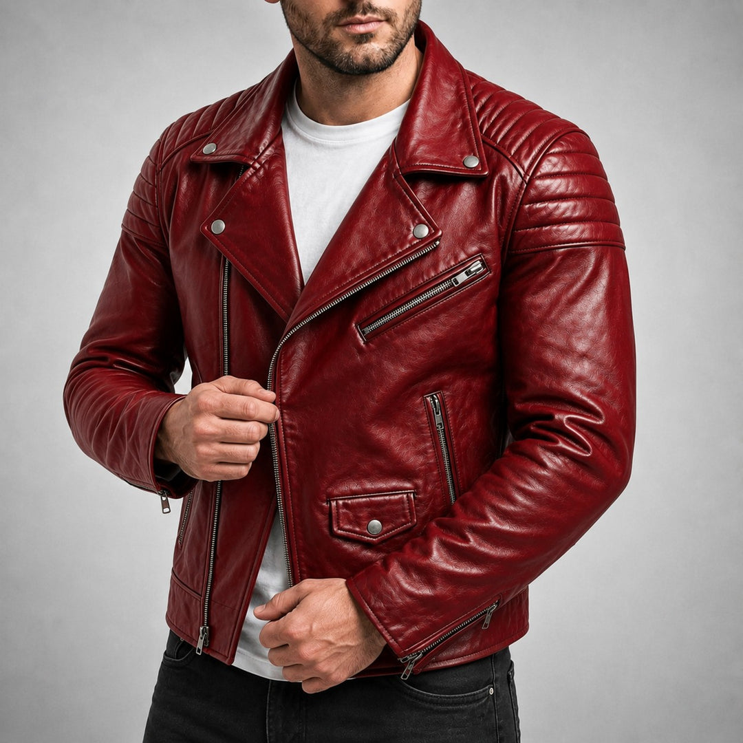 Montrose Leather Moto Jacket
