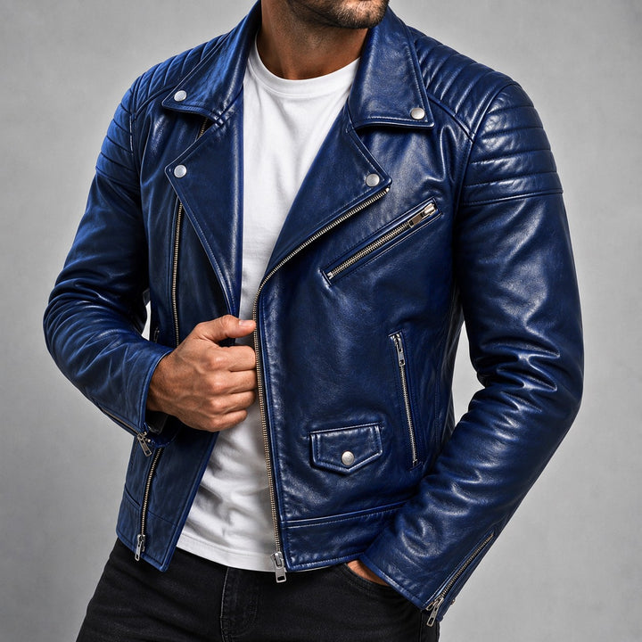 Montrose Leather Moto Jacket