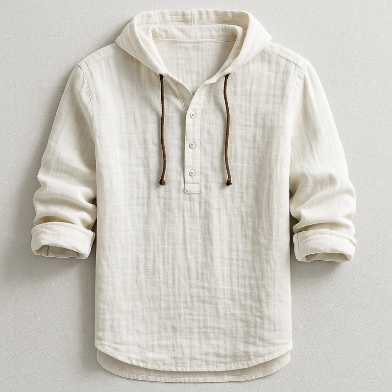 Mulford Hooded Long Sleeve - Optic White