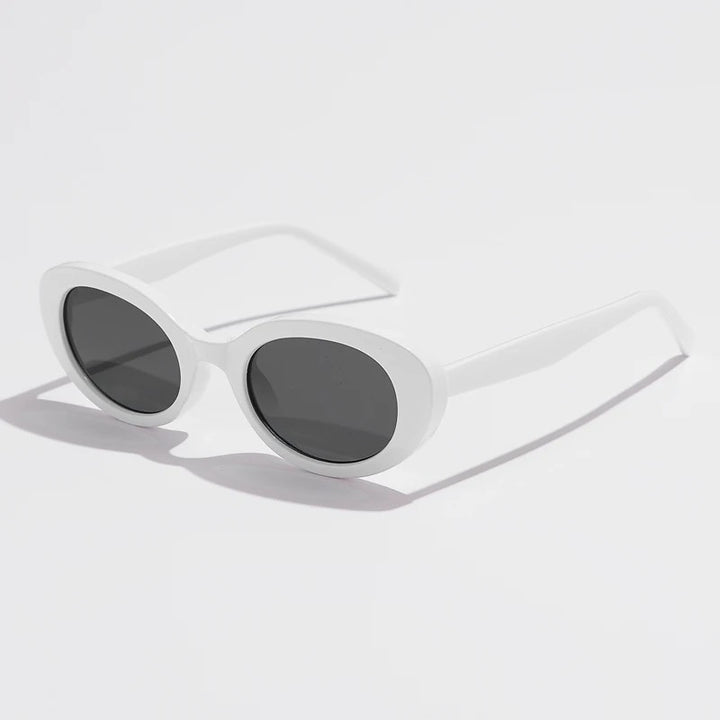 Nomad Sunglasses - White / Smoke