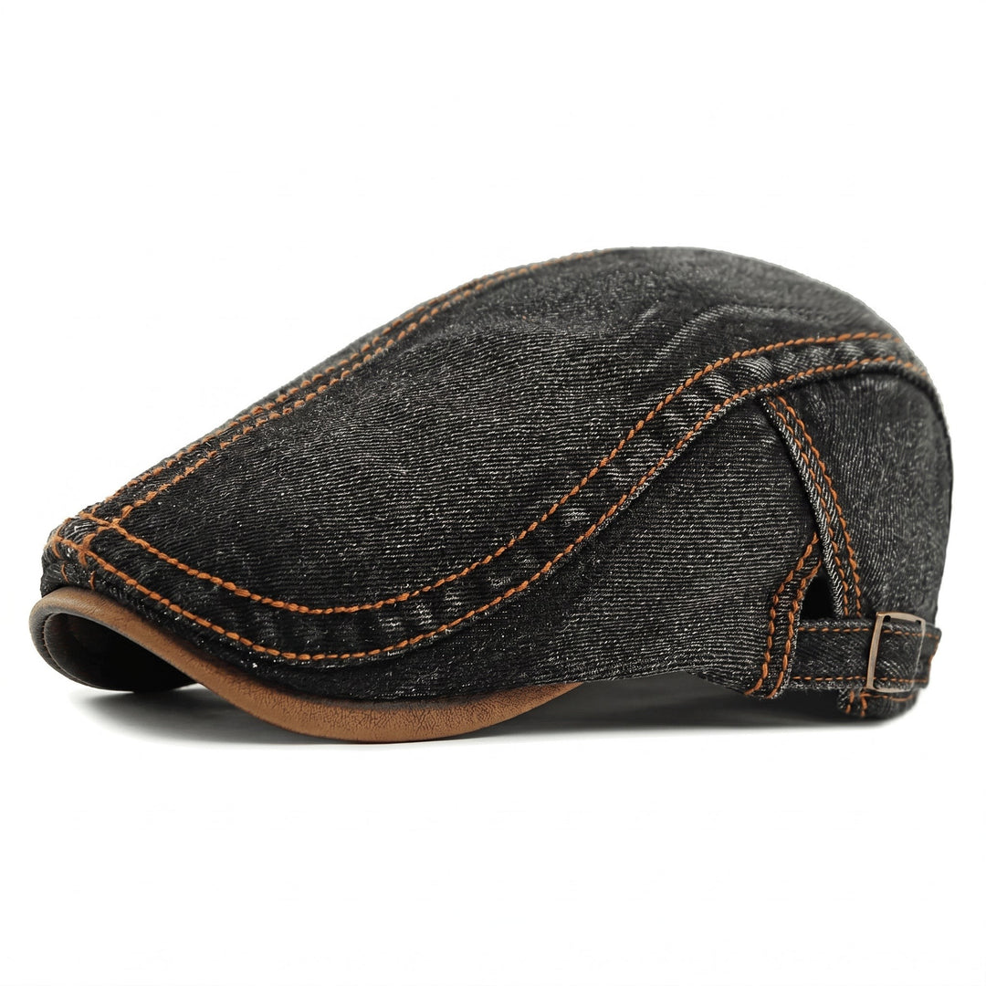 Ostia Denim Cap - Carbon Black