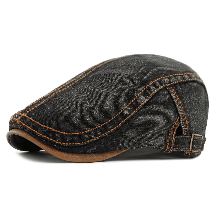 Ostia Denim Cap - Carbon Black