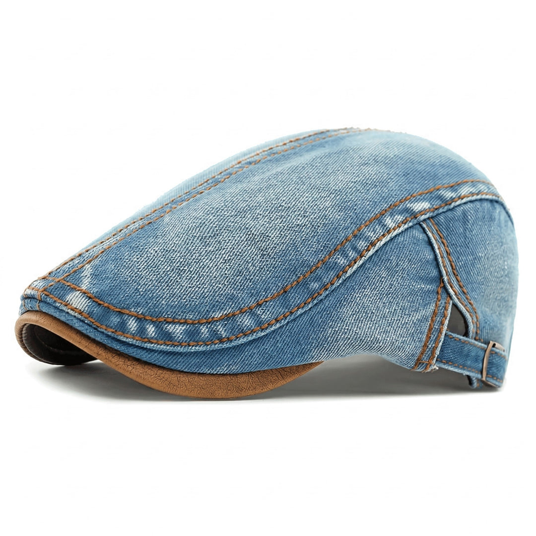 Ostia Denim Cap - Washed Denim