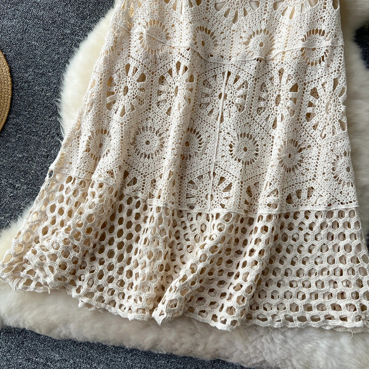 Solana Cotton Crochet Skirt