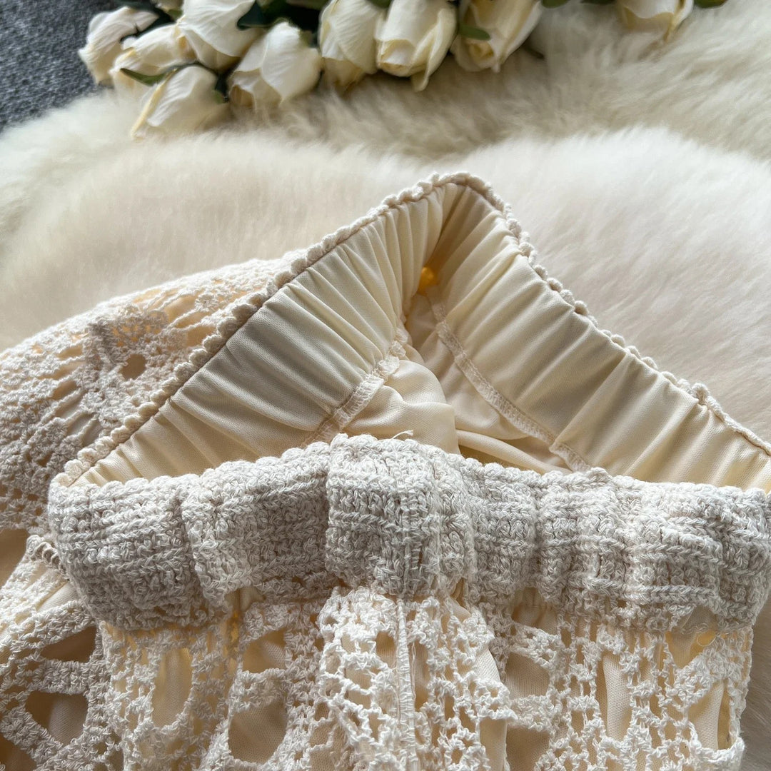 Solana Cotton Crochet Skirt