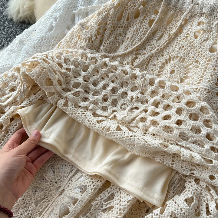 Solana Cotton Crochet Skirt