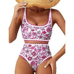 Solana Floral Bikini Set - Fuchsia Floral