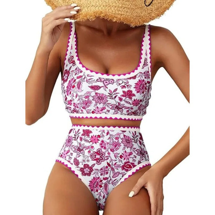 Solana Floral Bikini Set - Fuchsia Floral