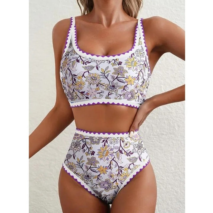 Solana Floral Bikini Set - Lavender Floral