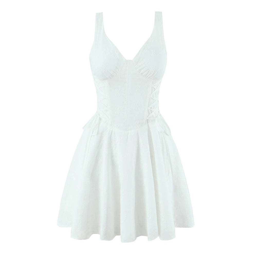 Solna Embroidered Mini Dress