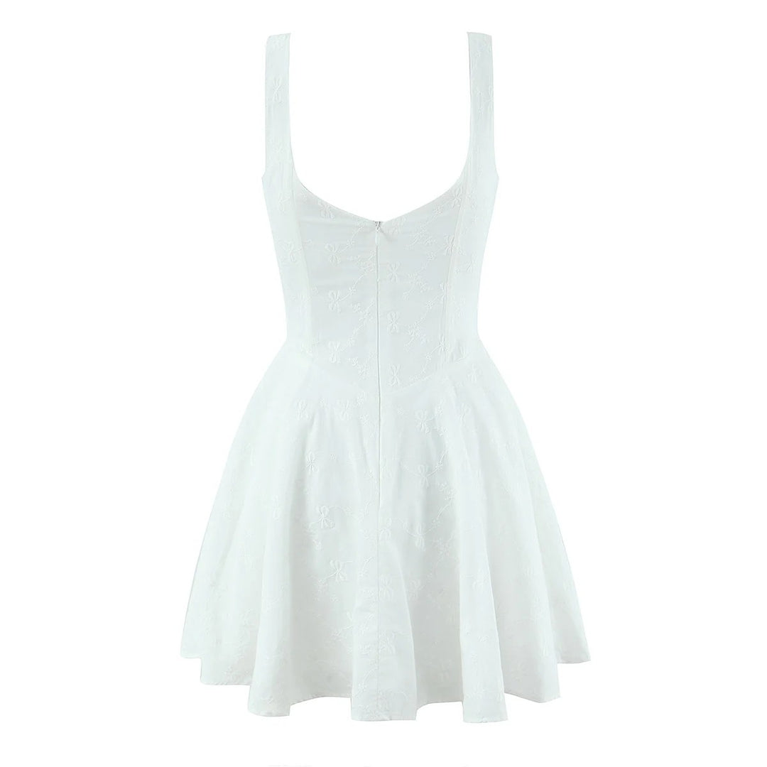 Solna Embroidered Mini Dress