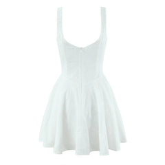 Solna Embroidered Mini Dress