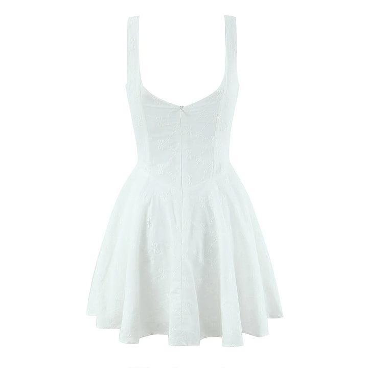 Solna Embroidered Mini Dress