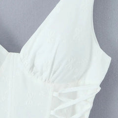 Solna Embroidered Mini Dress