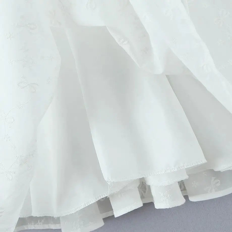 Solna Embroidered Mini Dress