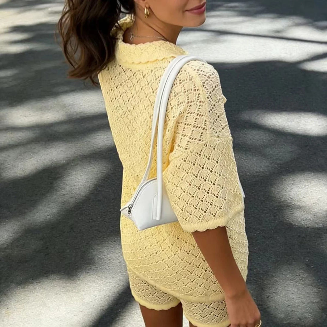 Sorrento Knit Shorts Set