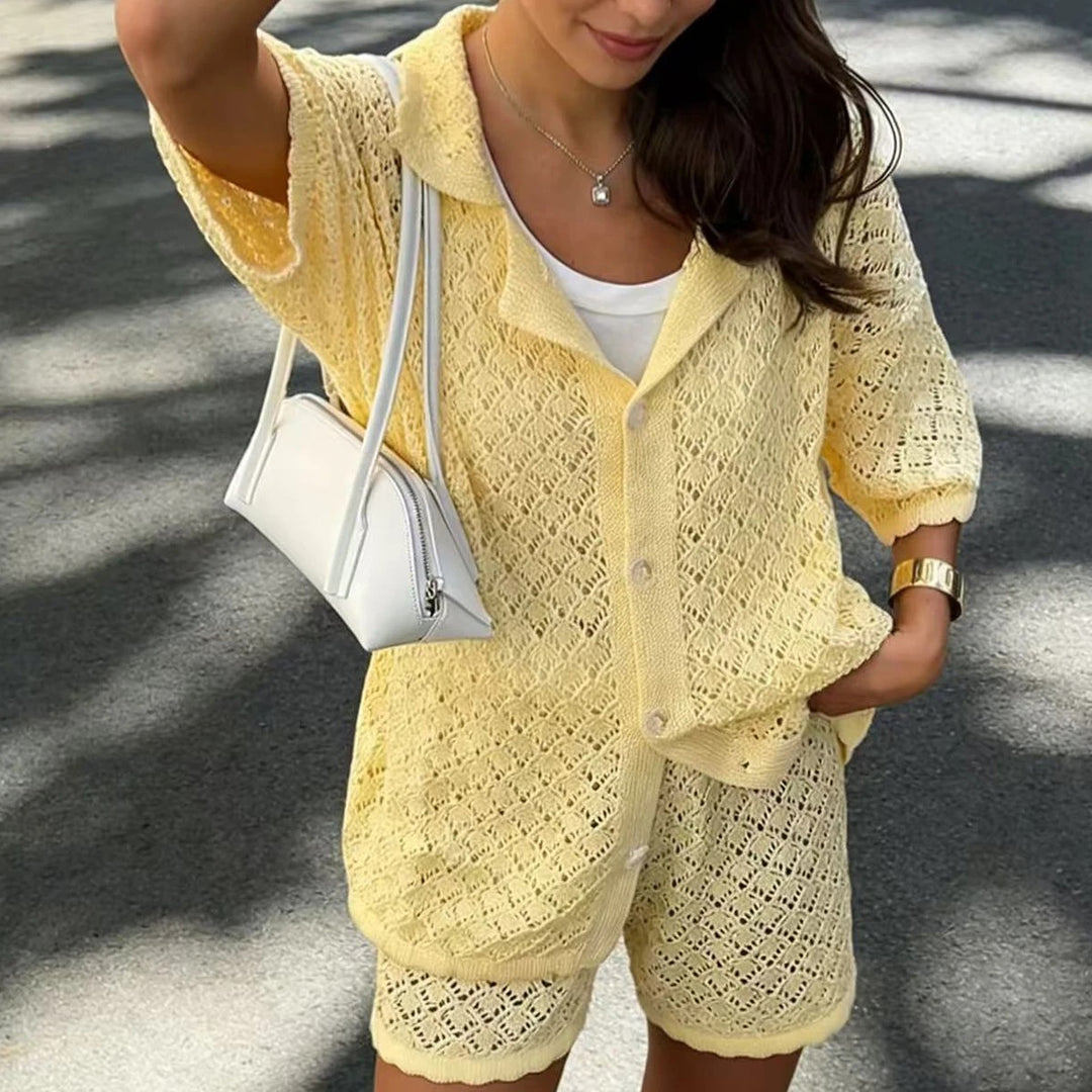 Sorrento Knit Shorts Set