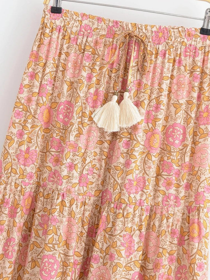 Otranto Floral Maxi Skirt
