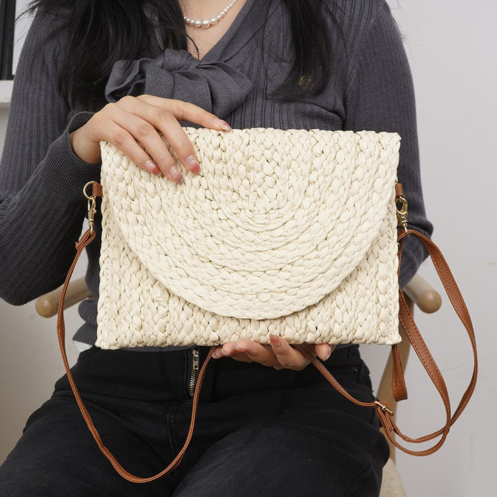Palma Woven Clutch Bag