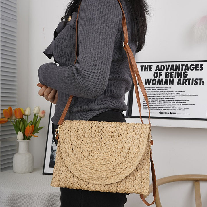 Palma Woven Clutch Bag