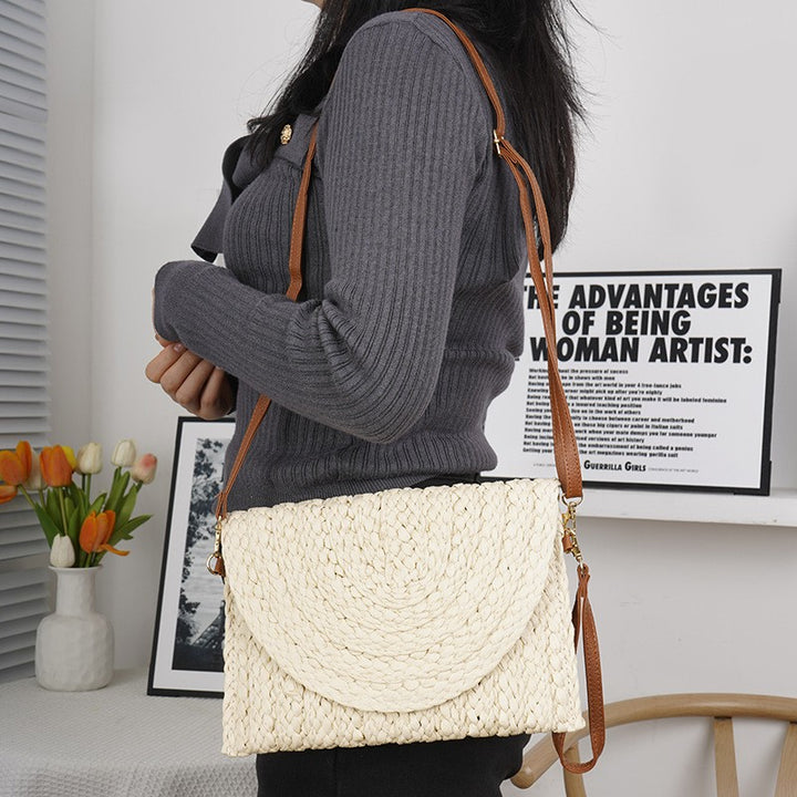 Palma Woven Clutch Bag