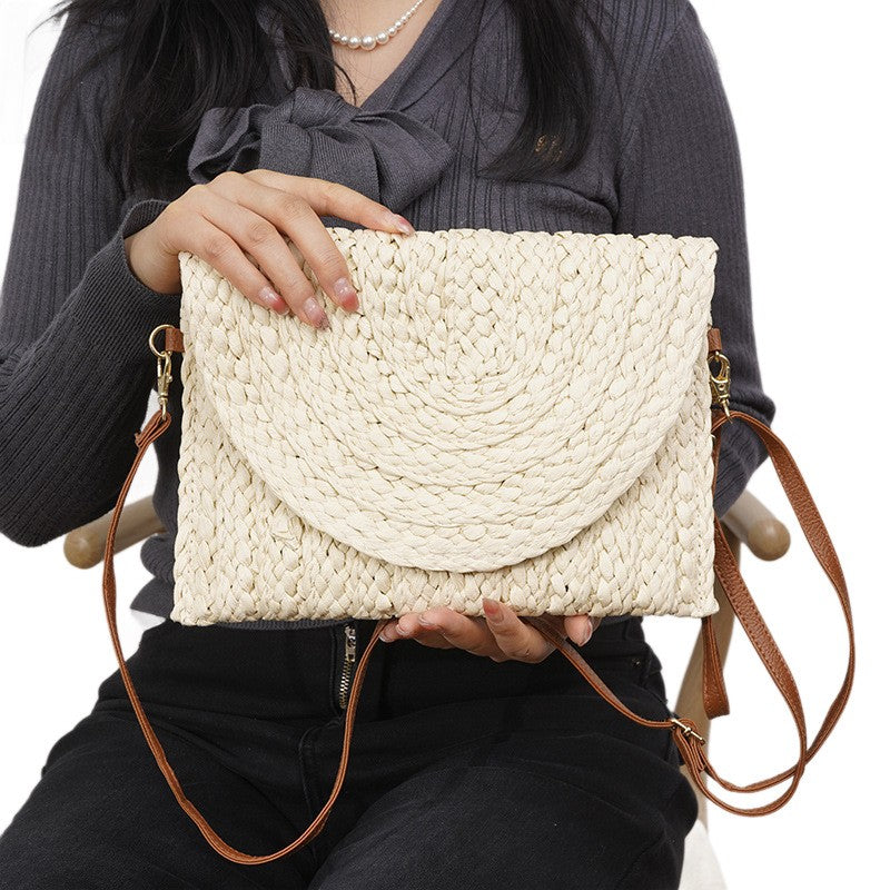 Palma Woven Clutch Bag