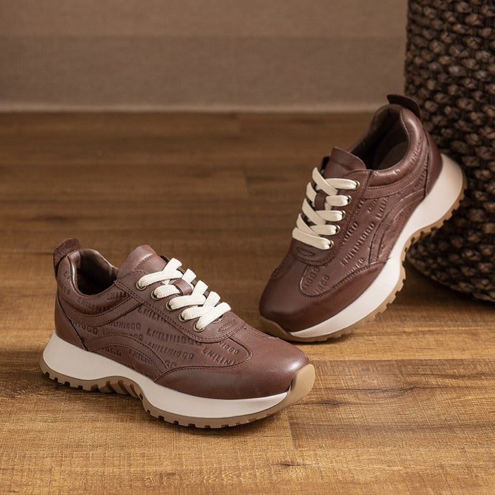 Pavia Genuine Leather Sneakers