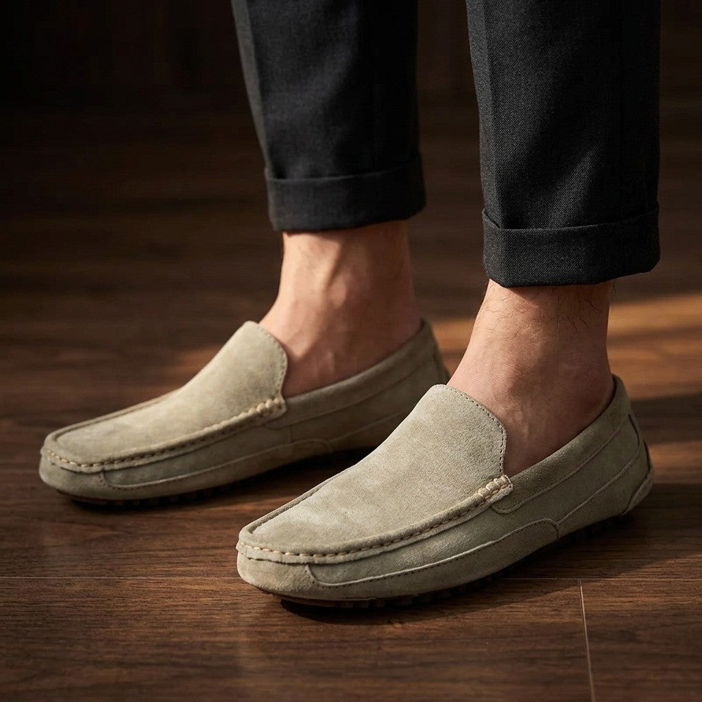 Pembroke Suede Leather Loafers