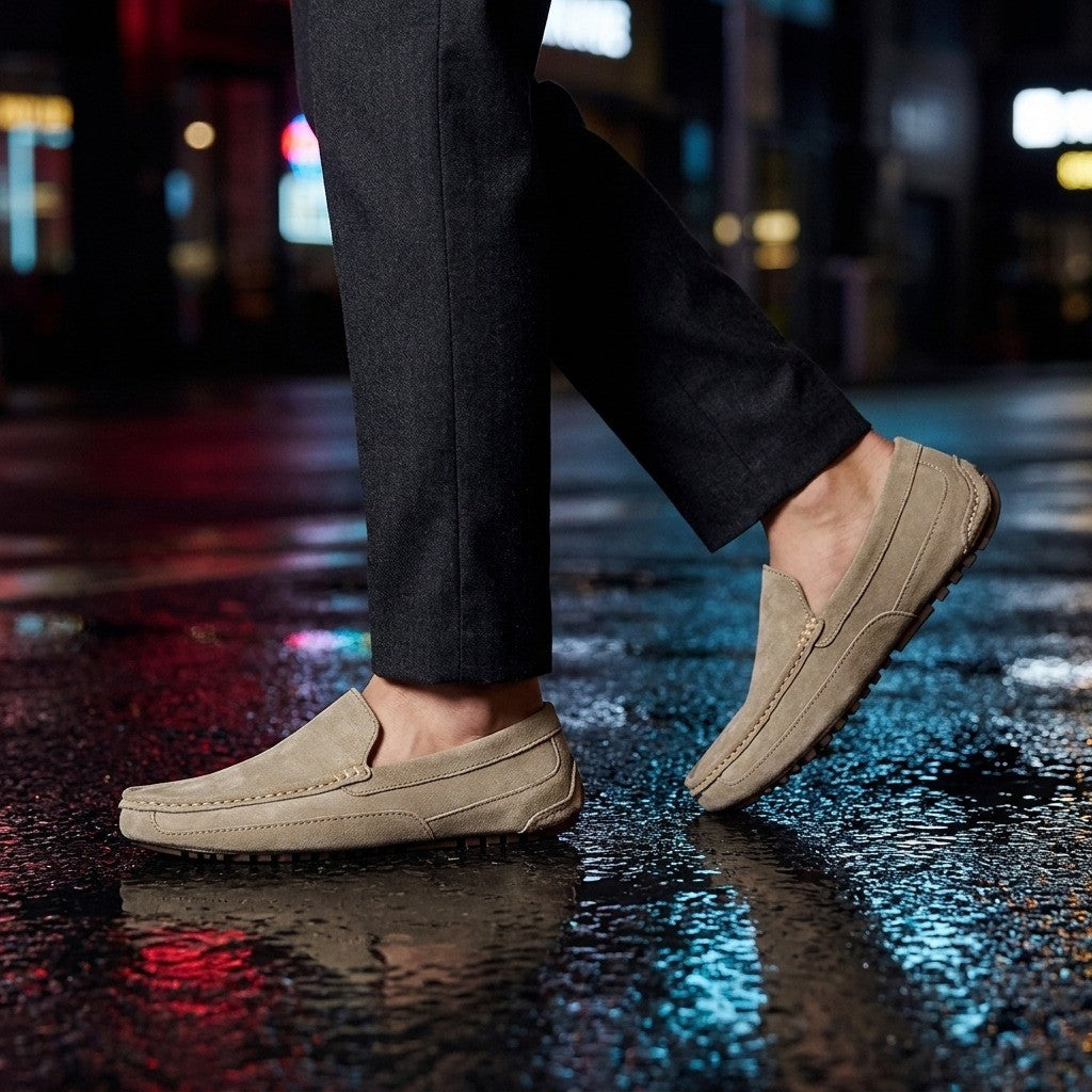 Pembroke Suede Leather Loafers