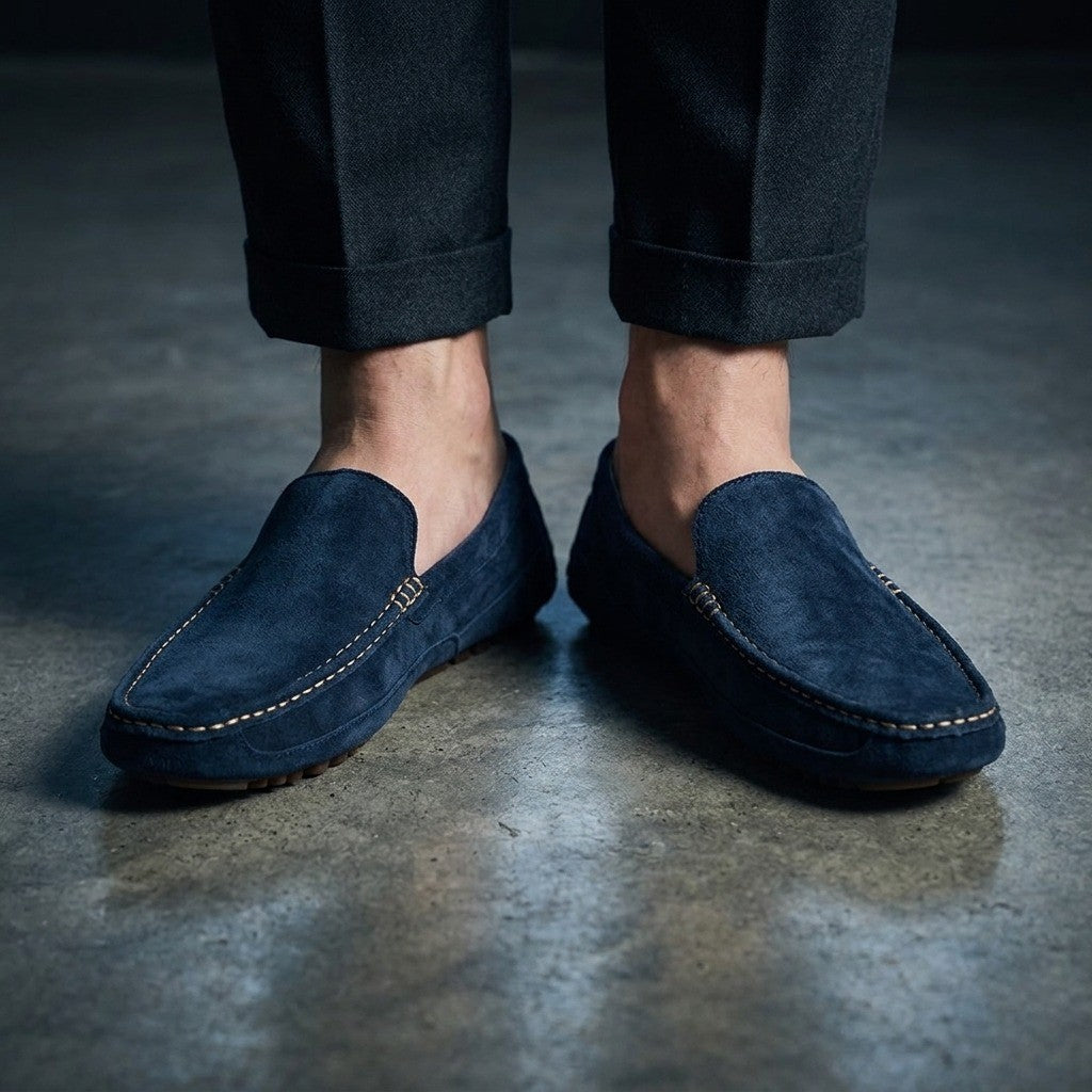Pembroke Suede Leather Loafers