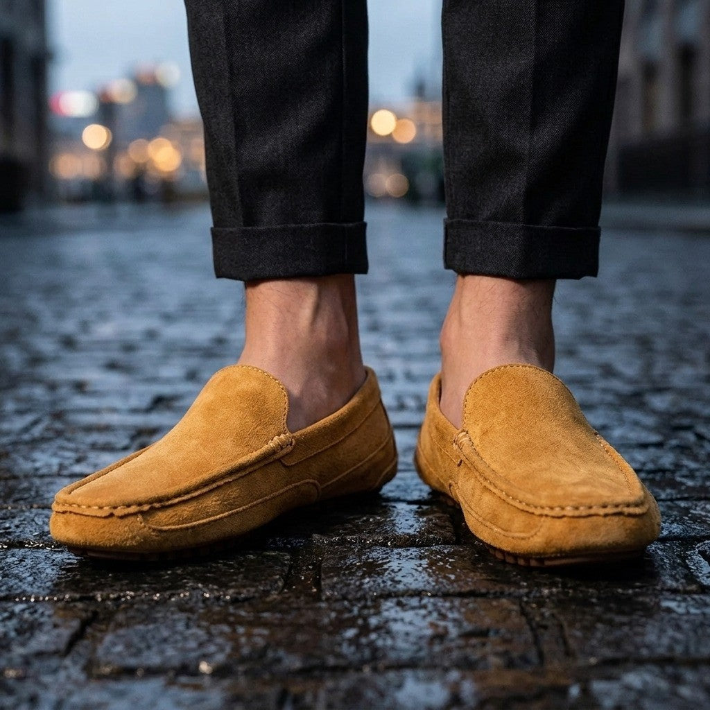 Pembroke Suede Leather Loafers