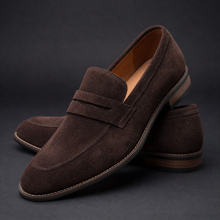 Pembroke Leather Loafers - Espresso