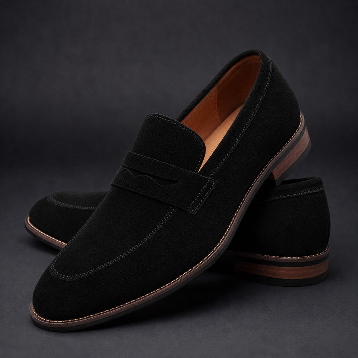 Pembroke Leather Loafers - Obsidian