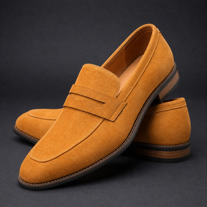 Pembroke Leather Loafers - Tan