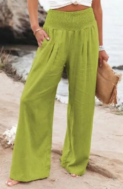 Perpignan Linen Wide-Leg Pants