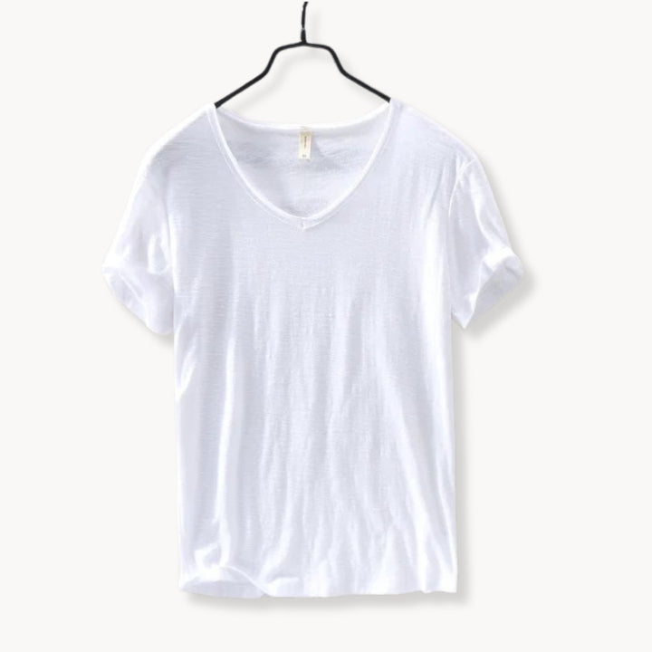 Perugia Cotton Button Shirt - Optic White