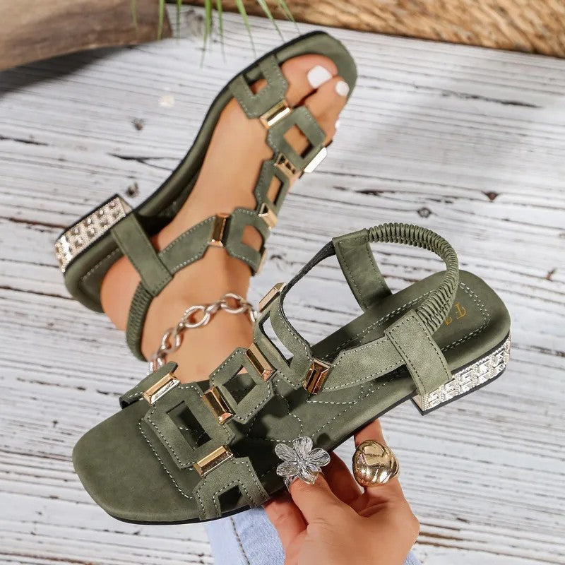 Perugia Geometric Sandals