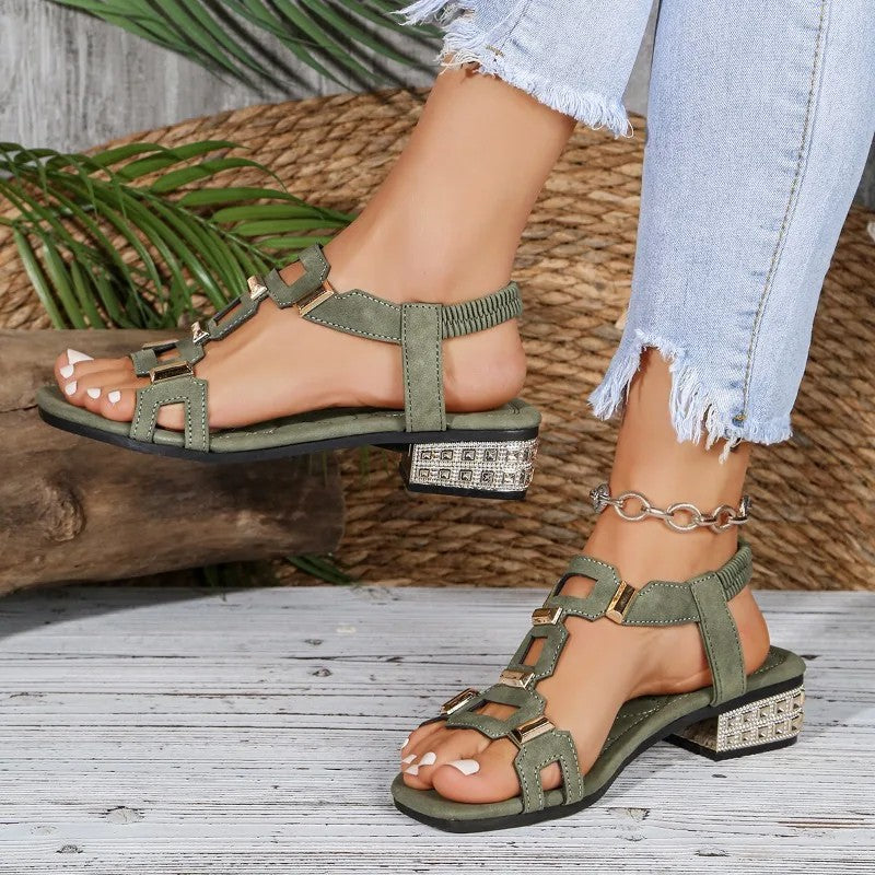 Perugia Geometric Sandals