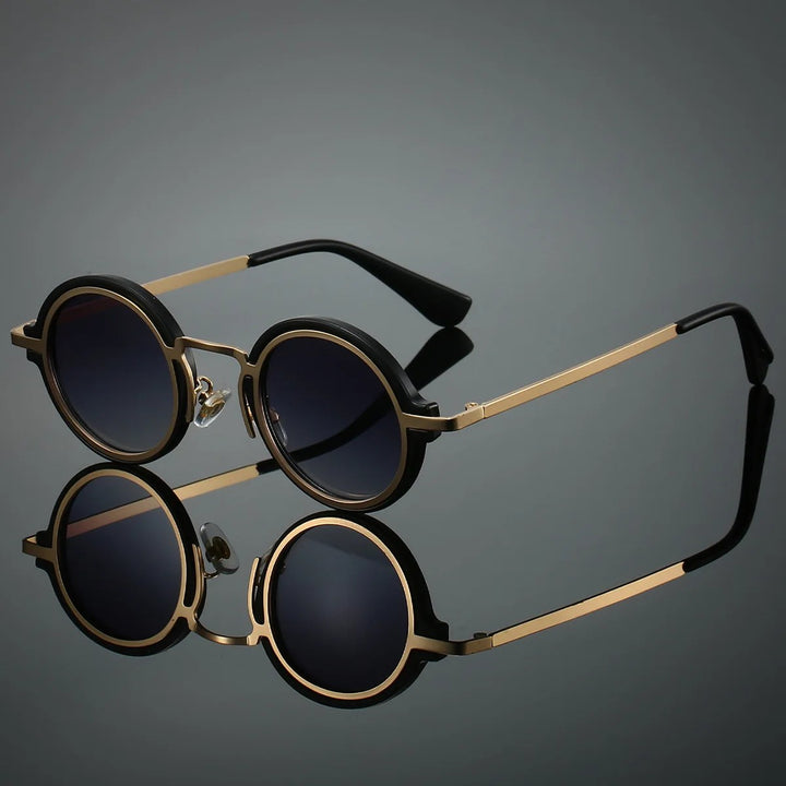 Phantom Sunglasses - Black / Gold Smoke