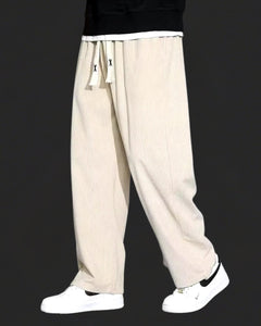 Pienza Corduroy Relaxed Pant - Ivory